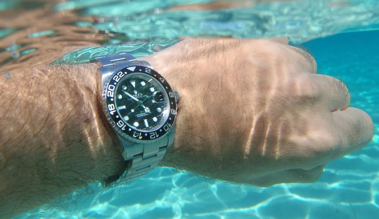 Rolex GMT unter Wasser