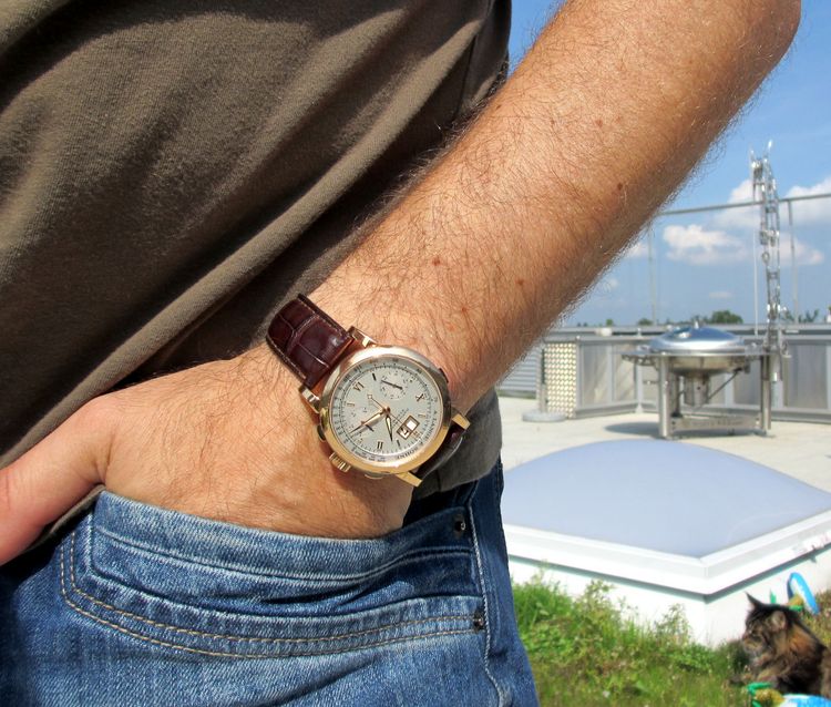 A. Lange und Söhne Datograph Wristshot