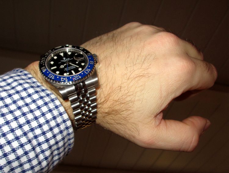 Rolex GMT II 116710BLNR mit Jubilee-Stahlarmband