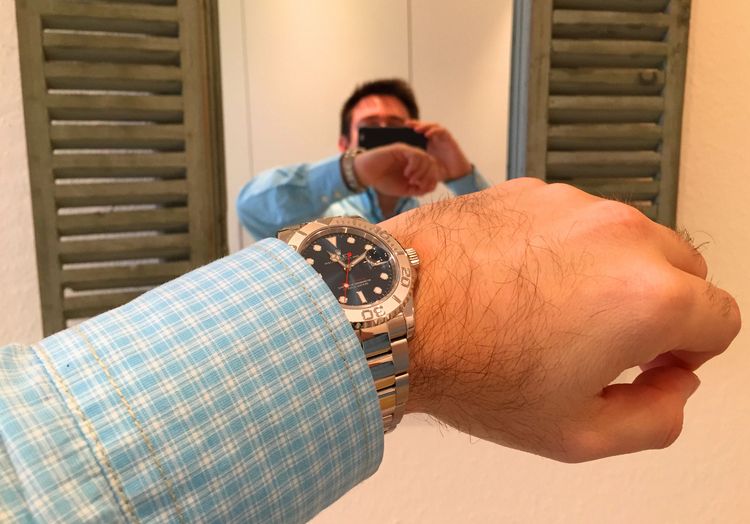 Rolex Yachtmaster 116622 Wrist Shot