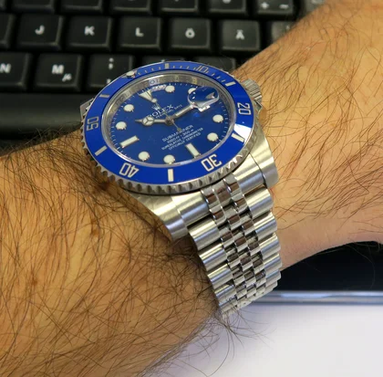 Rolex Submariner blau mit Jubilee Armband