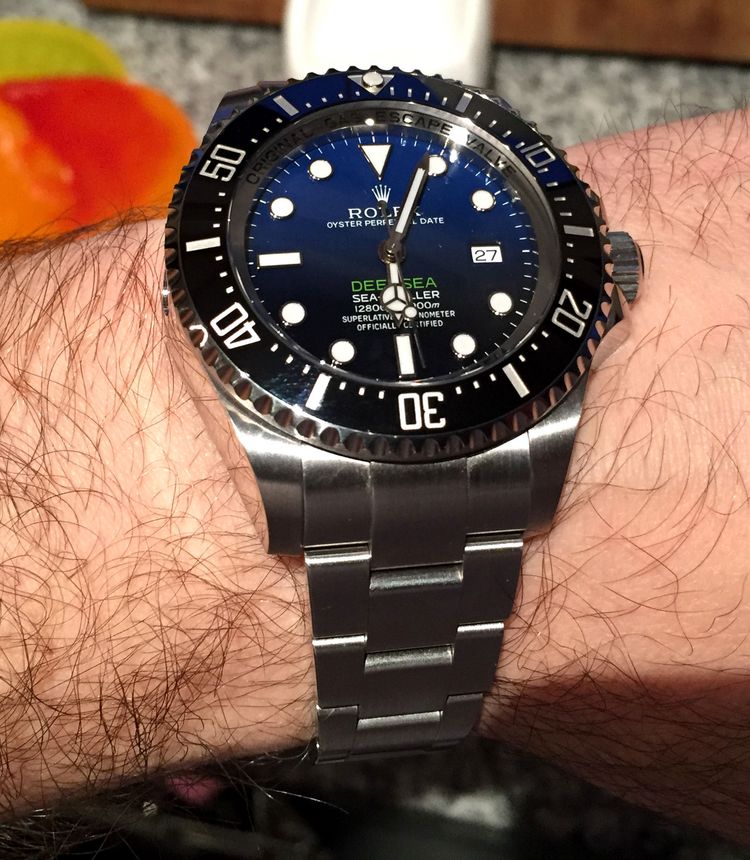 Rolex D-Blue Wristshot