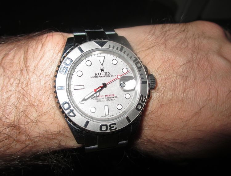 Rolex Yachtmaster Stahl-Platin Wristshot