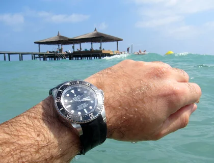 Rolex Deep Sea im Meer