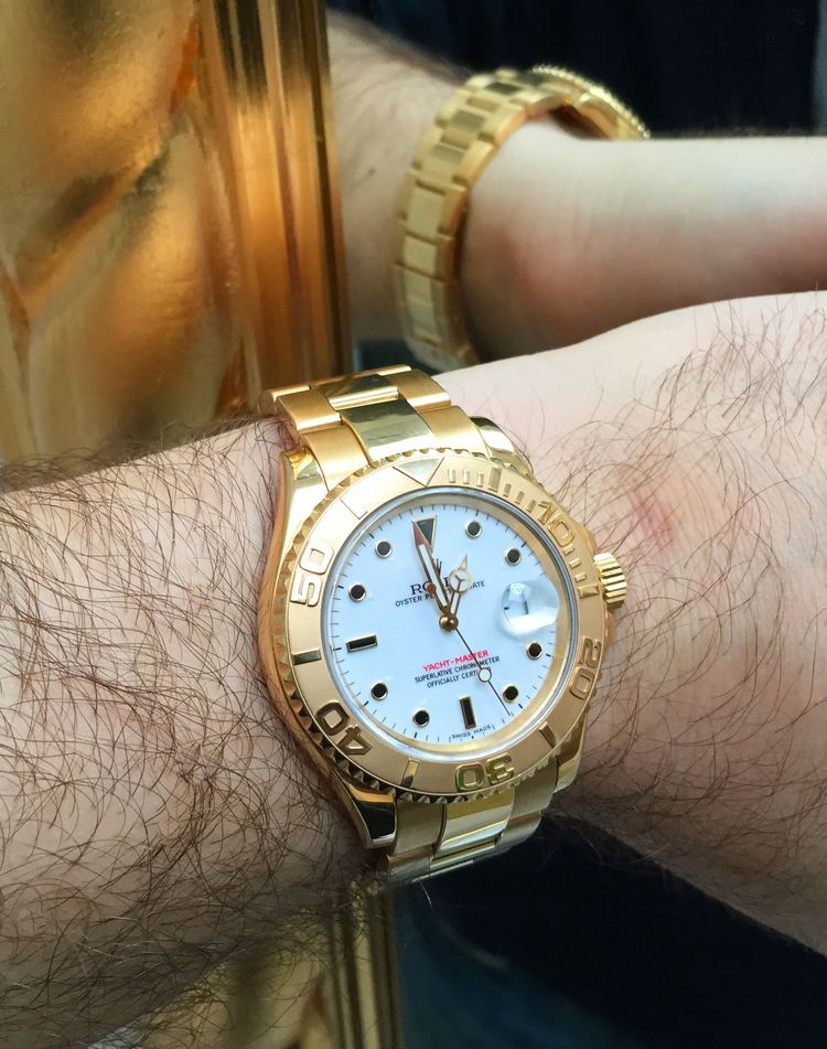 Rolex Yacht Master Gold Herrenuhr