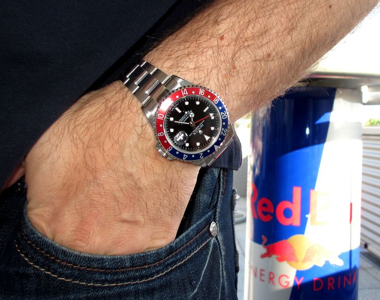 Rolex GMT Red Bull Wristshot