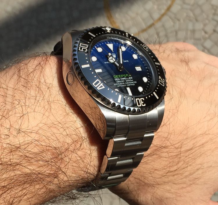Rolex Uhr 116660 Sea-Dweller Deep Blue Wristshot