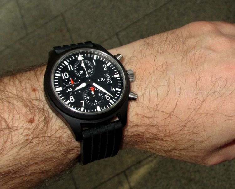 Top Gun IWC mit Kautschuckband