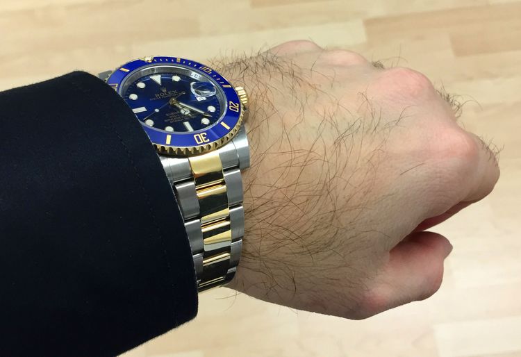 Rolex 116613lb Wristshot