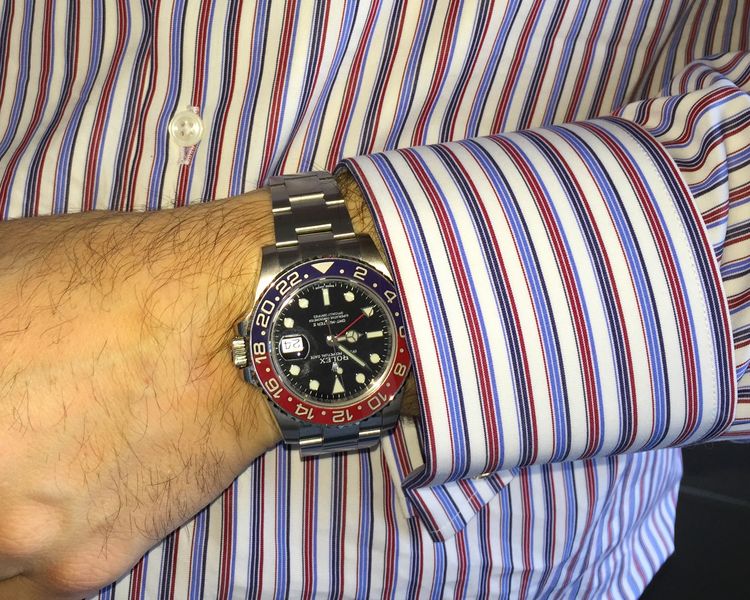 Rolex GMT Master II Pepsi mit Keramik Lünette