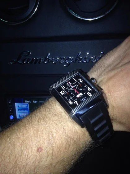 Jaeger Le Coultre Reverso Titan black