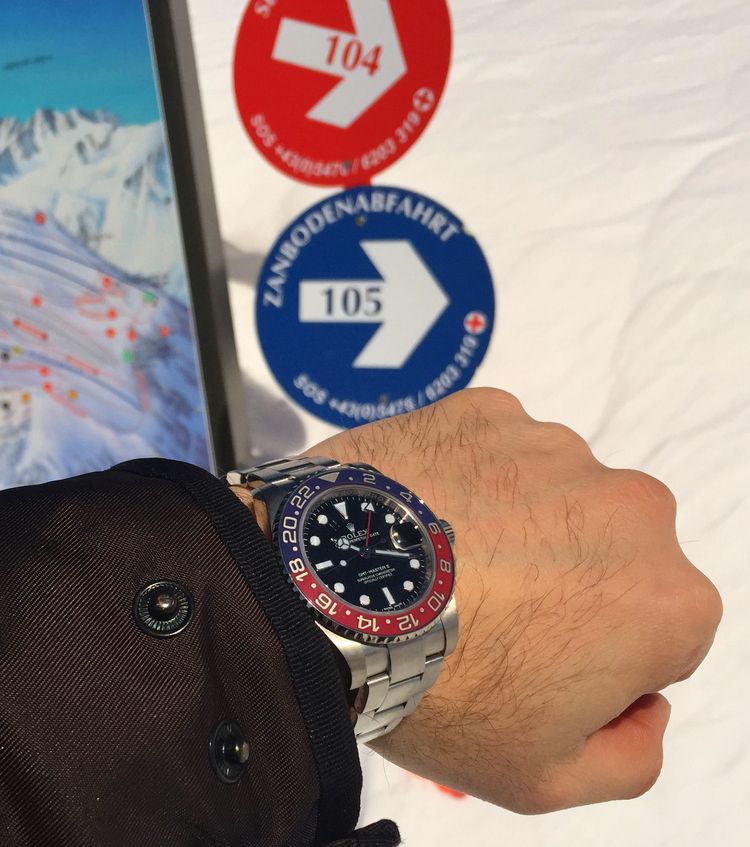 Rolex GMT 116719BLRO Blau-Rot Pepsi