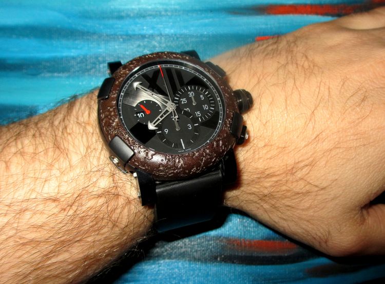 Romain Jerome Titanic Uhr Wristshot