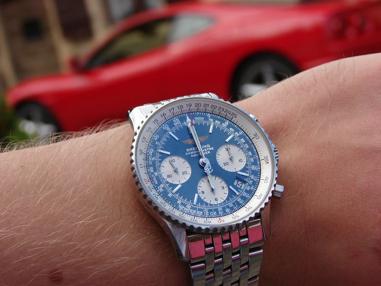 Breitling Navitimer Stahl Wristshot