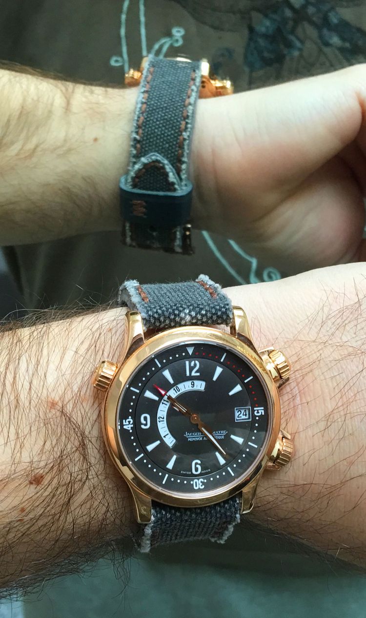 Rotgold Uhr von Jaeger le Coultre Wristshot