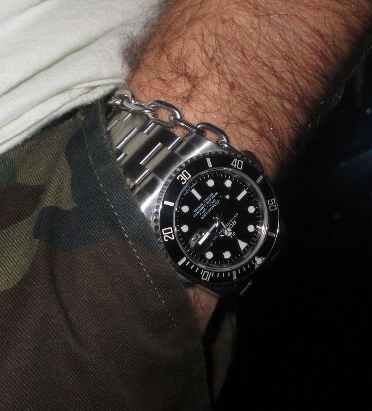 Rolex Submariner black wristshot