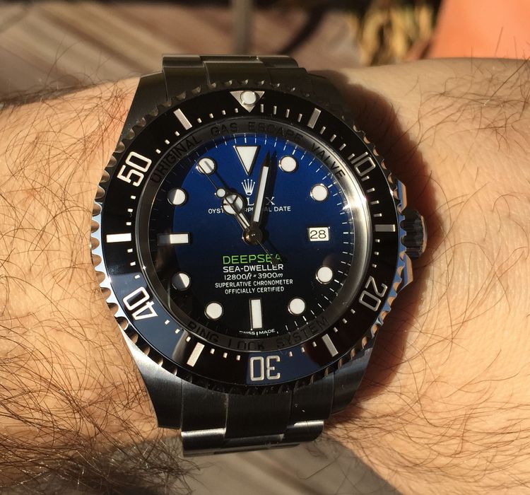 Rolex 116660 Deep Blue Wrist Shot