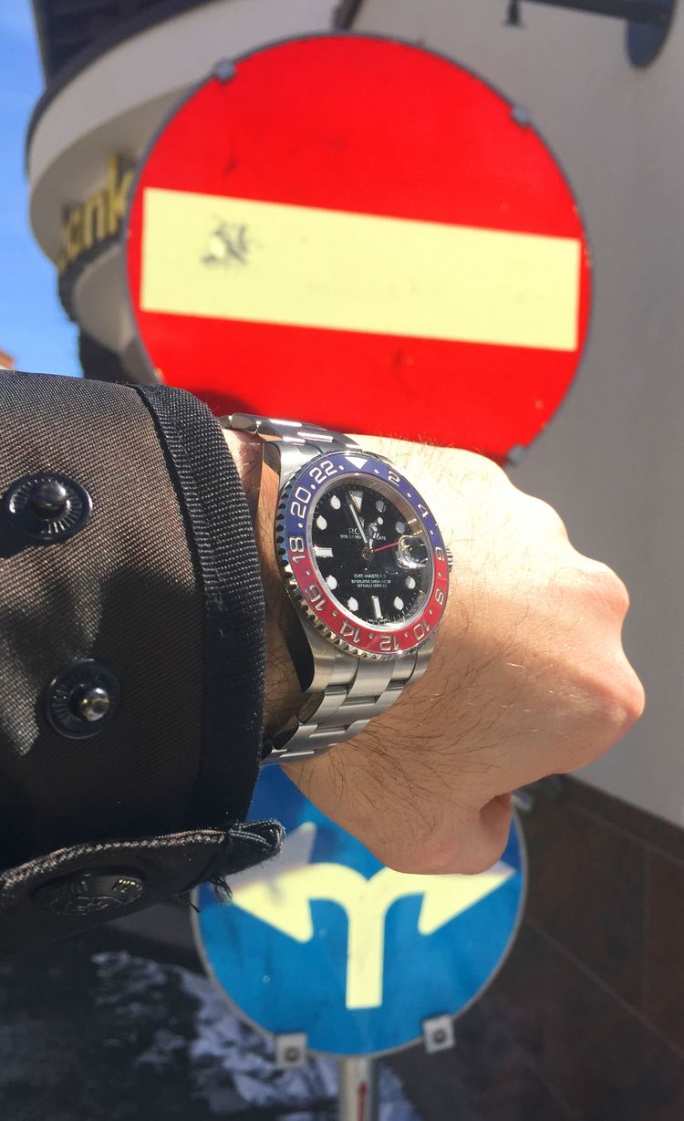 Rolex GMT 116719BLRO Pepsi blaurot