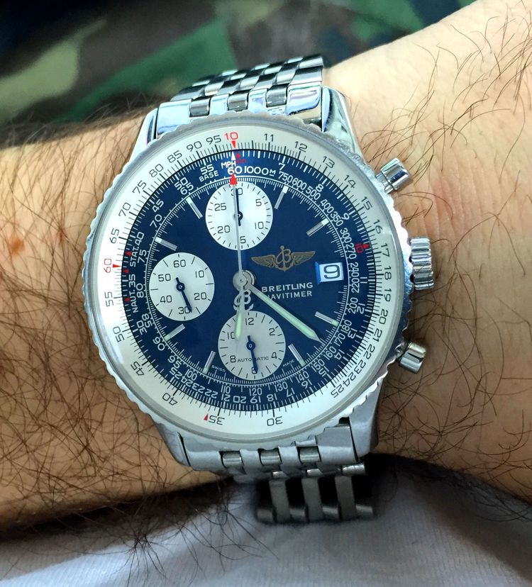 Breitling Navitimer blau