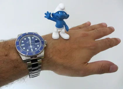 Rolex Submariner Blau (Schlumpfuhr)