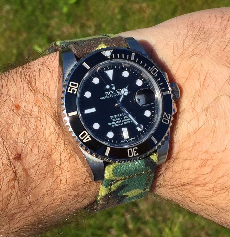 Rolex Submariner mit Nylonband