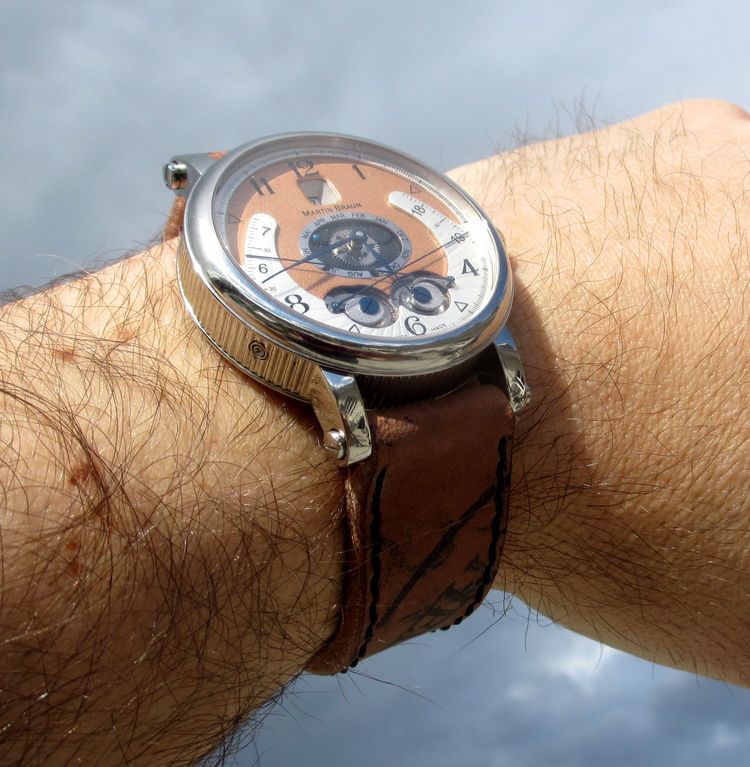 Martin Braun Astraios mit Vintage Lederarmband