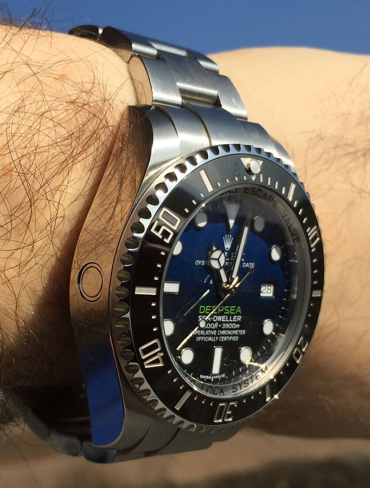 Rolex 116660 Deep Blue am Handgelenk