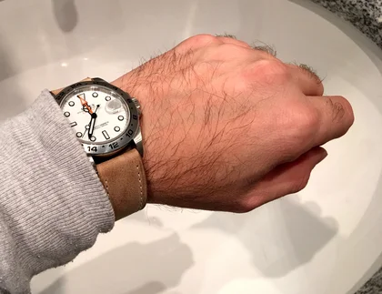 Rolex Exlorer II mit Vintage Strap