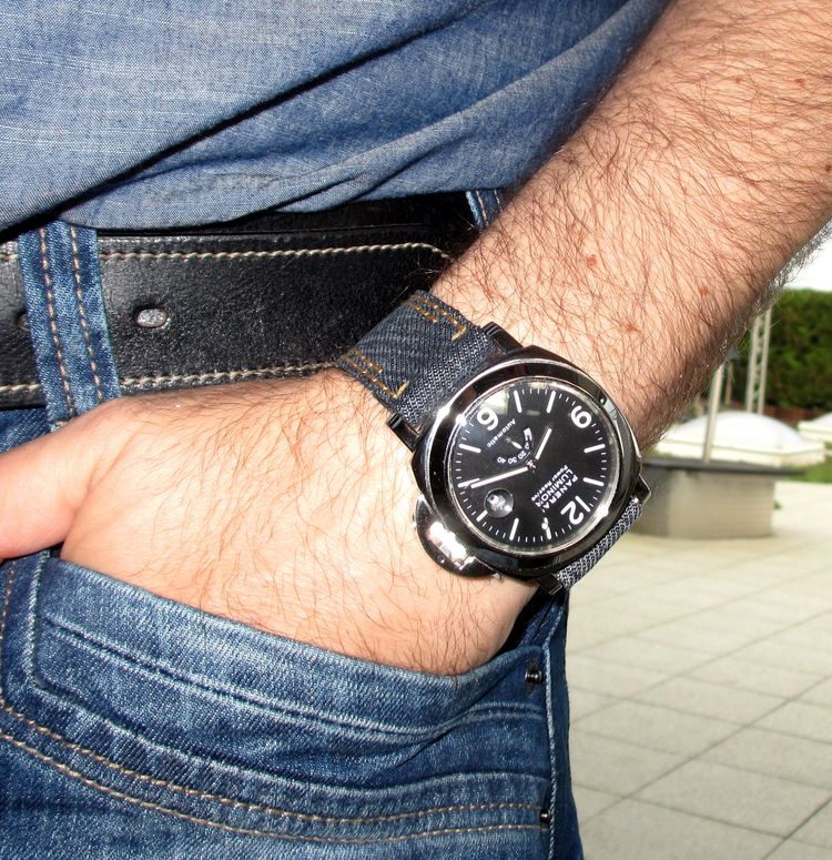 Panerai 27 mit Jeans Armband