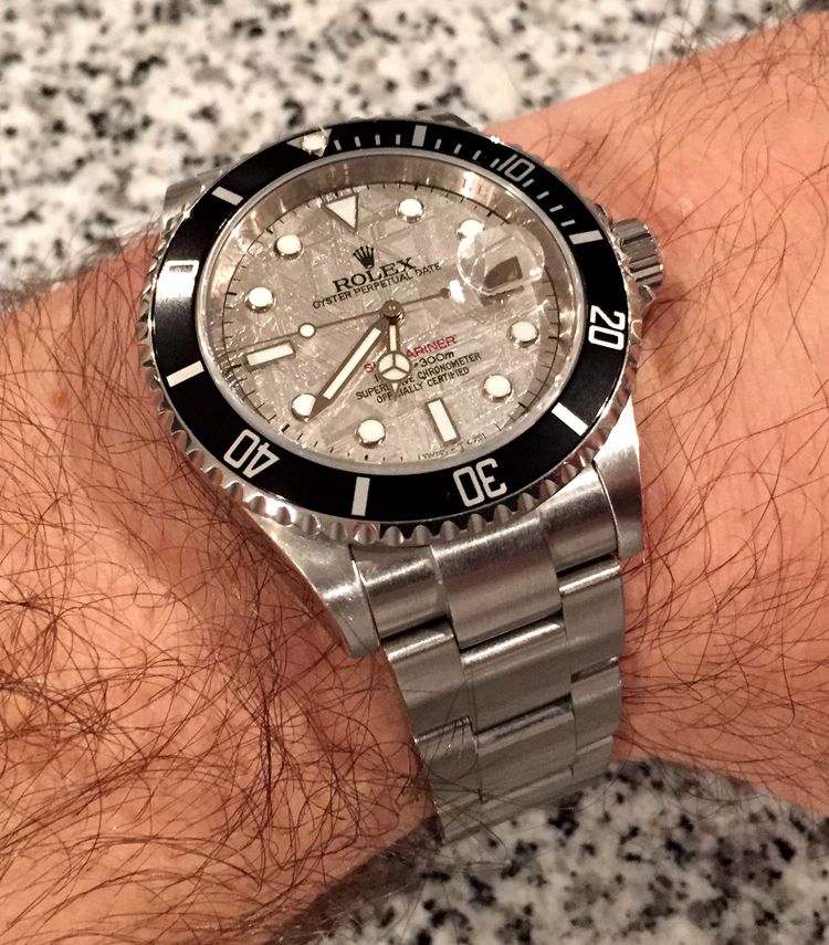 Rolex Submariner Meteroite Dial