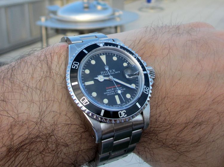 Rolex 1680 Submariner red