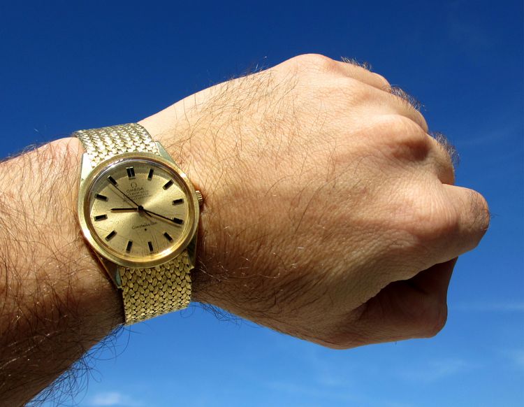 Omega Constellation Golduhr