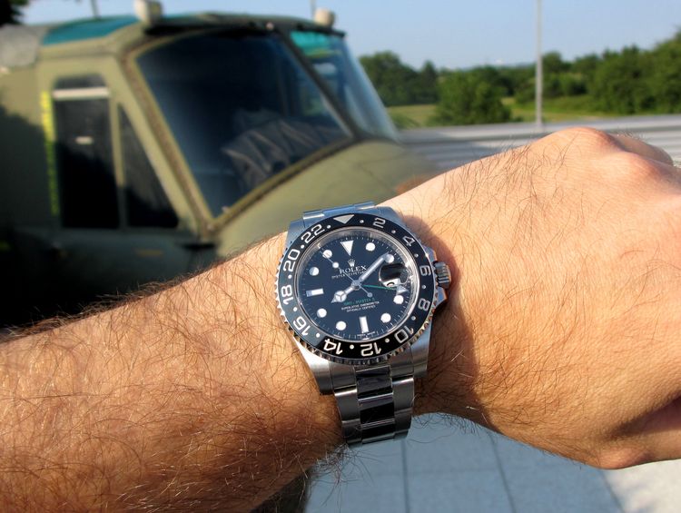 Rolex GMT Master II 116710LN Wristshot