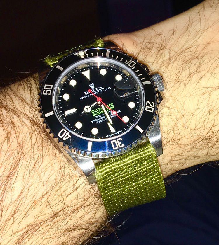 Rolex Submariner Stoffarmband