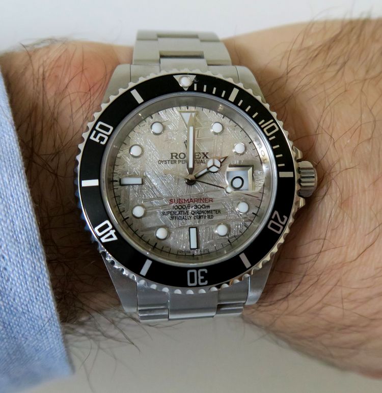 Rolex Submariner mit Meteroiten Zifferblatt