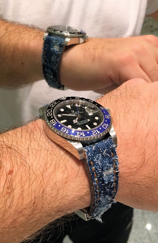 Rolex Batman GMT mit Jenas Strap Rolex Batman GMT mit Jenas Strap