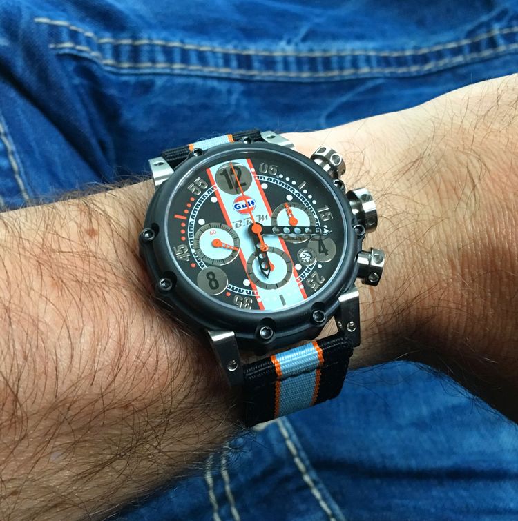 BRM Gulf Watch Wristshot