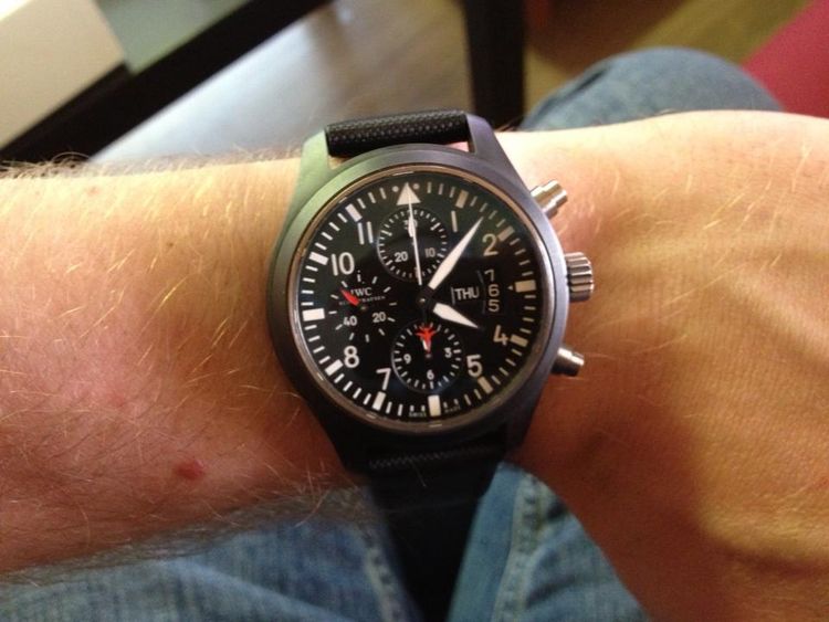 IWC Top Gun Chronograph Titan Wristshot