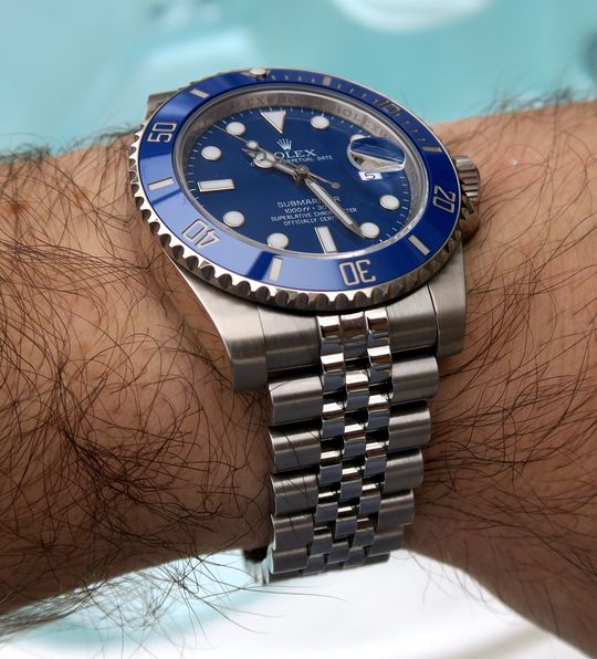 Rolex Submariner blue with jubilee bracelet