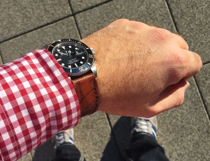 Rolex Submariner Leather Strap