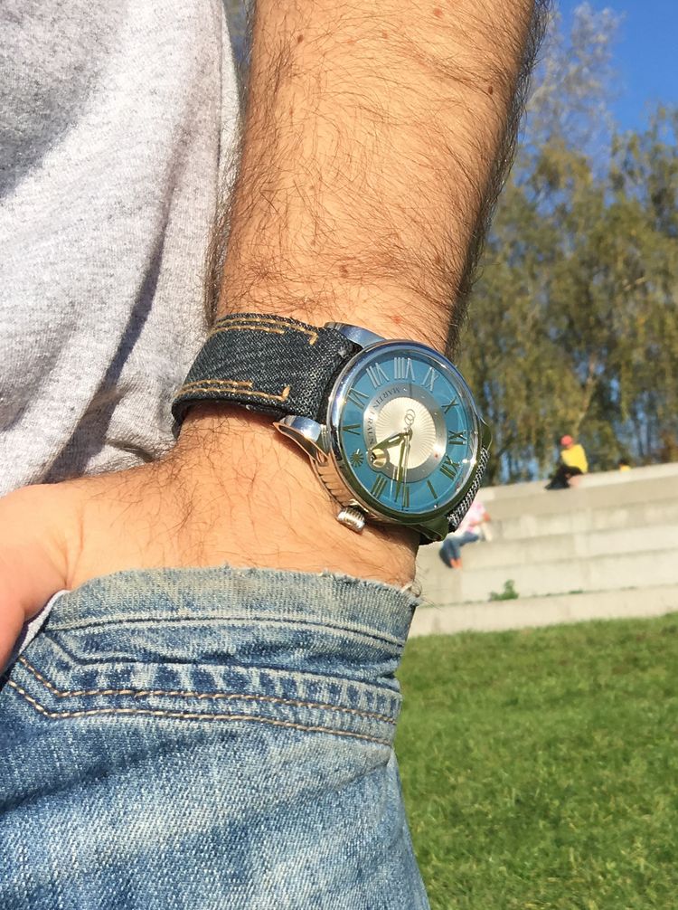 Martin Braun Uhr mit Jeans Strap
