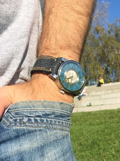 Martin Braun Uhr mit Jeans Strap