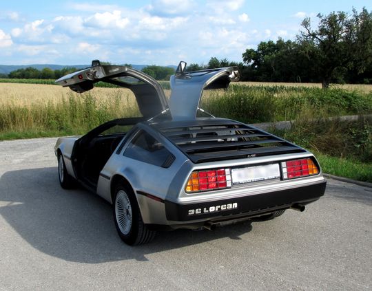 DeLorean Auto Edelstahl