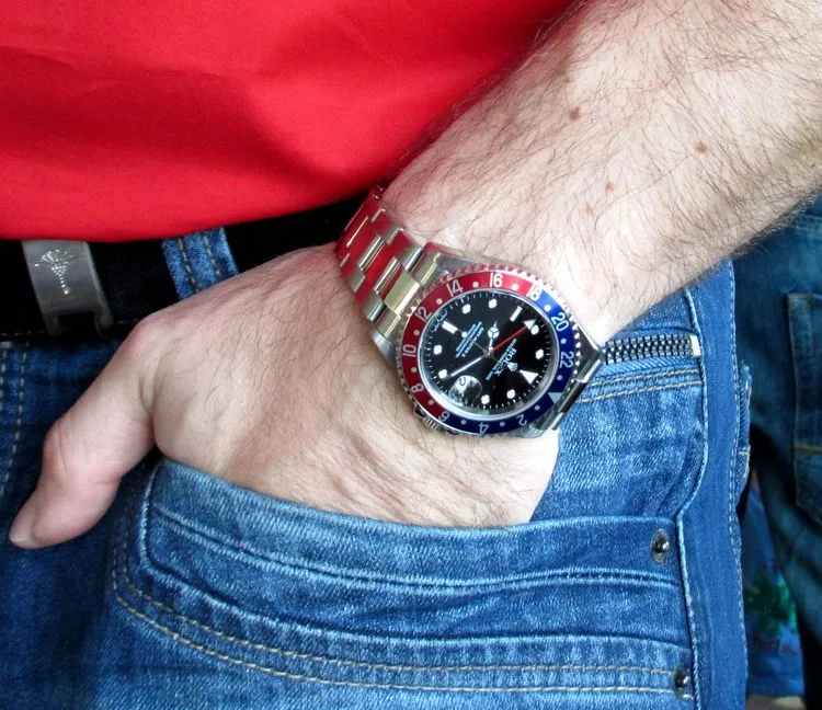 Rolex GMT Master II blau-rot