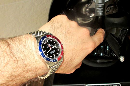 Rolex GMT Pepsi Wristshot