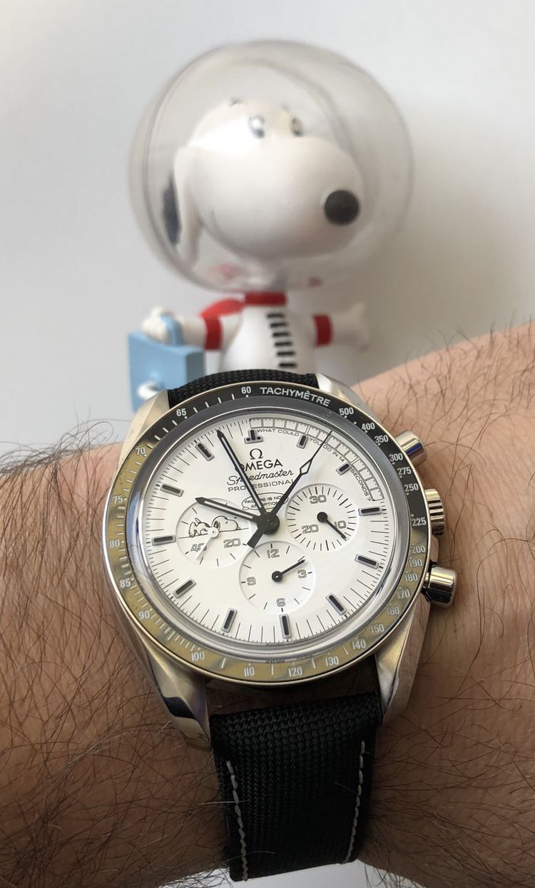 Omega Silver Snoopy Award Watch