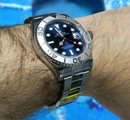 Rolex Yacht Master 40mm blau