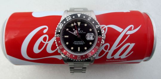 Rolex GMT 16710 Coke Wristshot