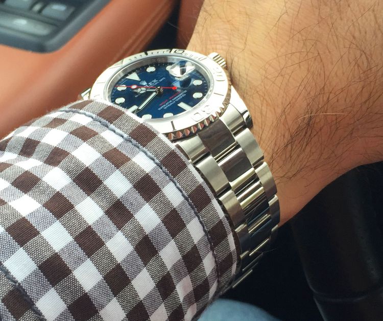 Rolex Yacht Master blue steal