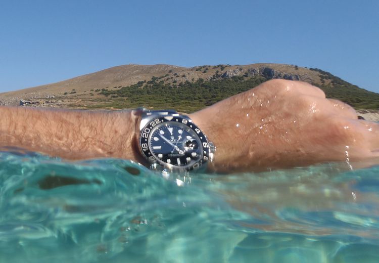 Rolex GMT am Meer